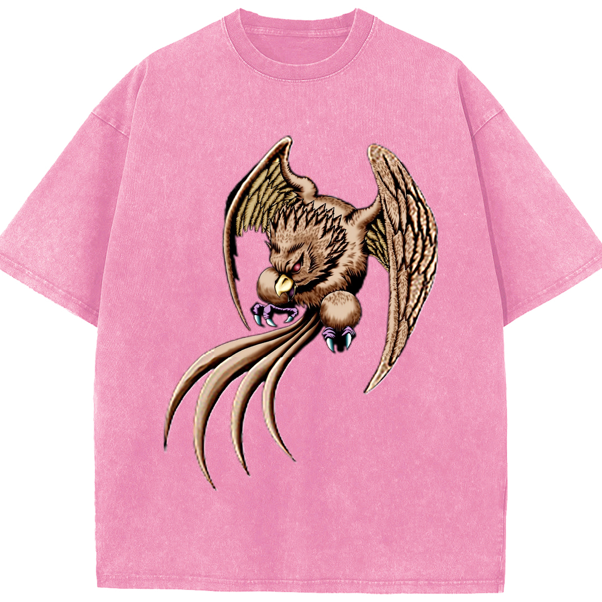 （画像用） 遊☆戯☆王 Yu-Gi-Oh! 綿100% ヴィンテージ風 半袖Tシャツ（フロントプリント）